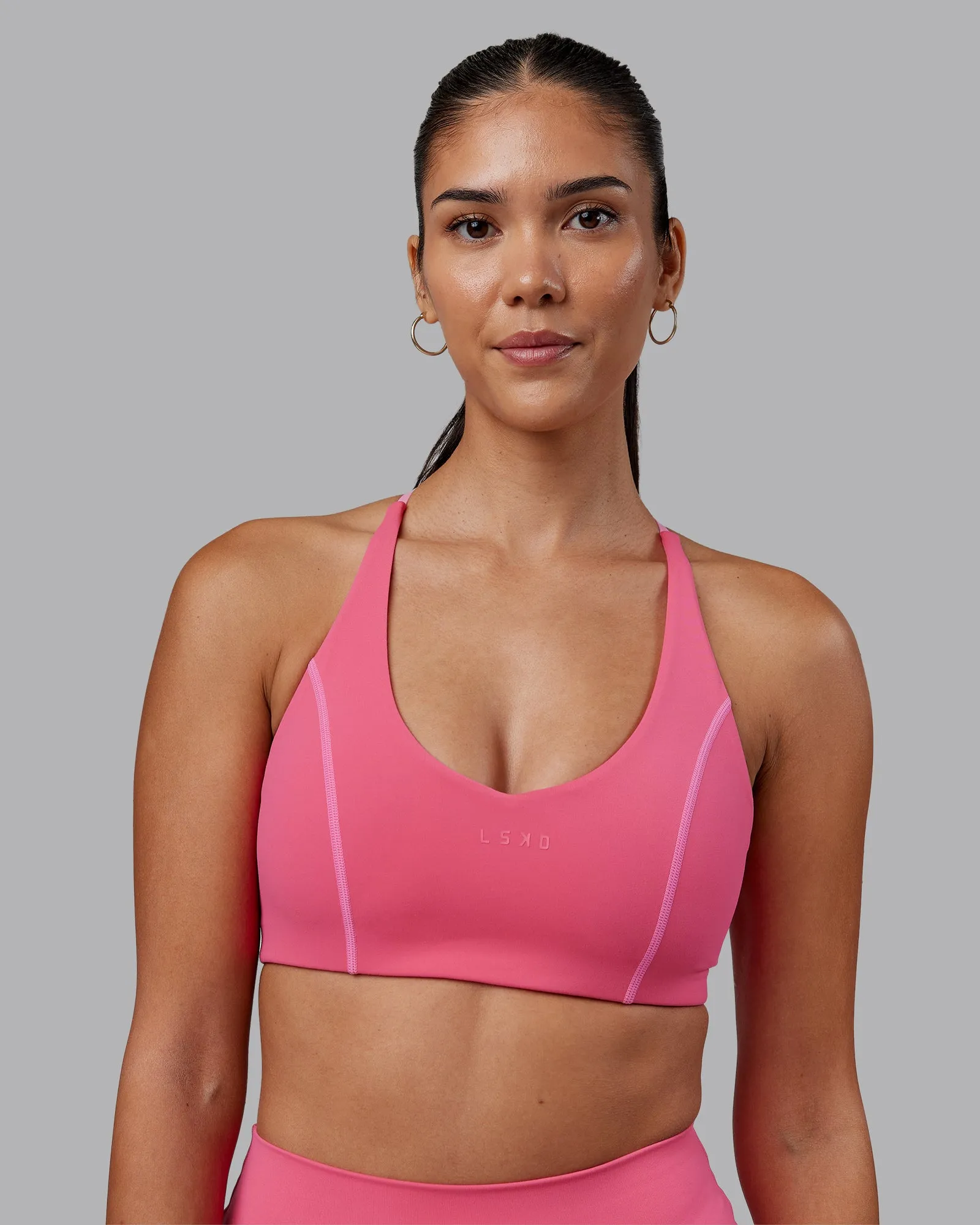 Stellar Sports Bra - Hot Pink sold by LSKD product image thumbnail 3