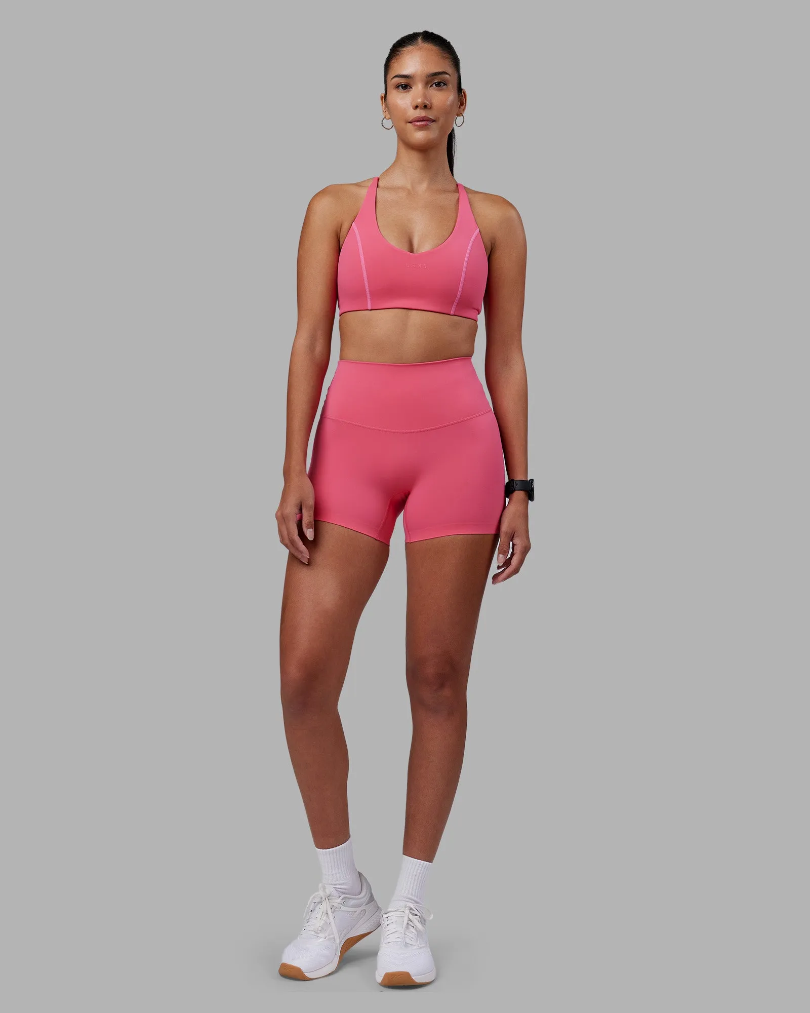 Elixir High-Rise 4" Short - Hot Pink sold by LSKD product image thumbnail 5