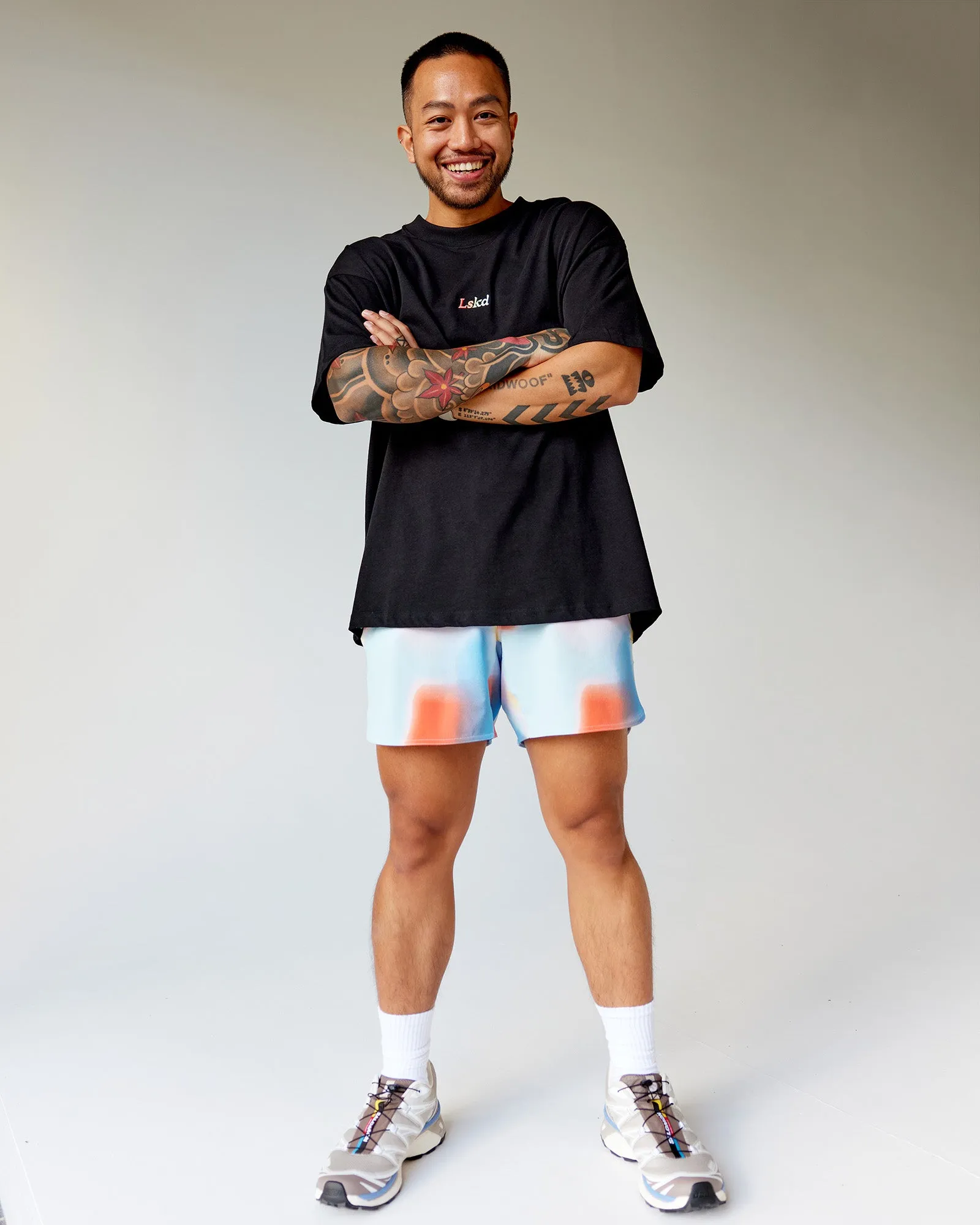 Lift 6" Short - Rainbow Shade Print sold by LSKD product image thumbnail 4