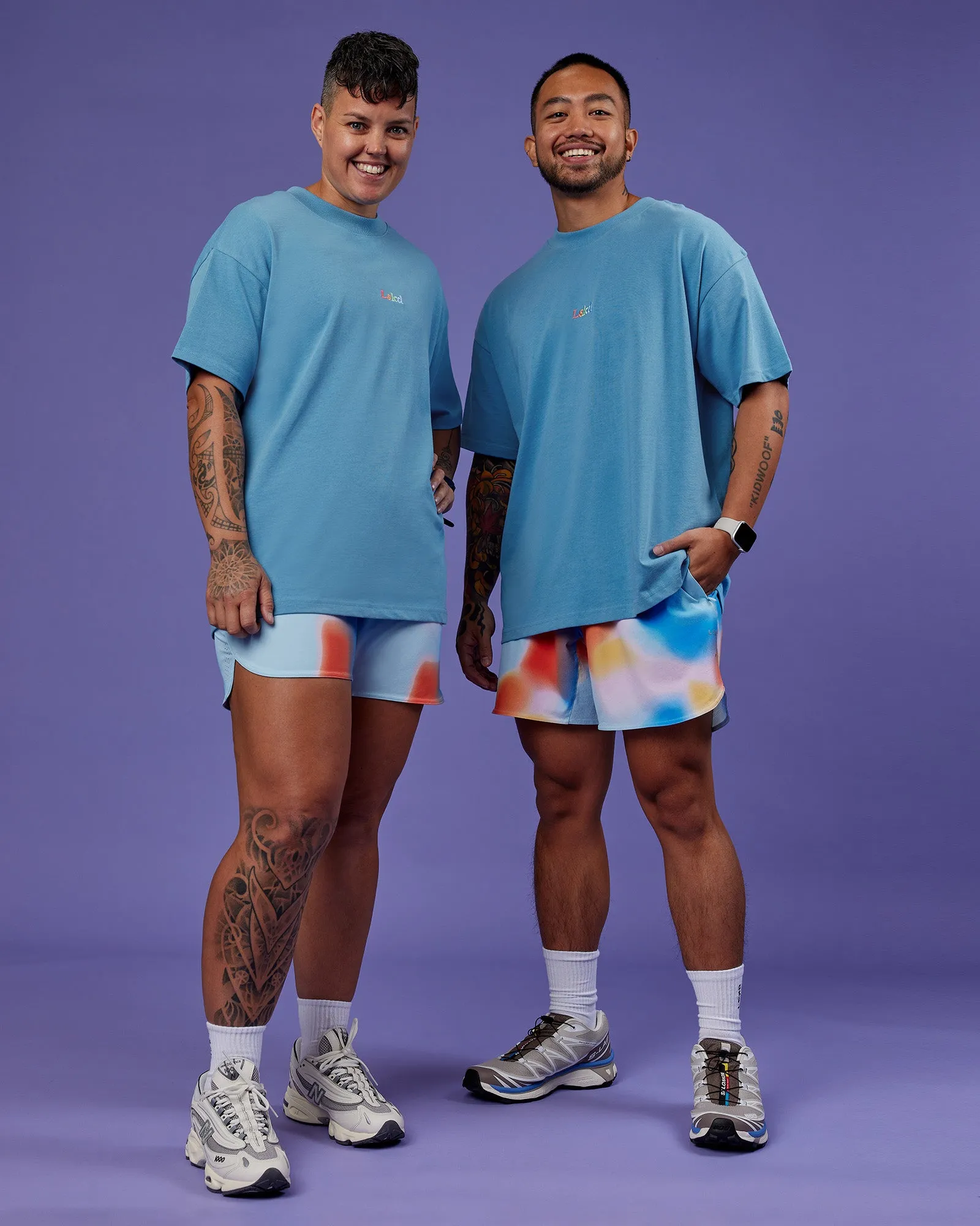 Lift 6" Short - Rainbow Shade Print sold by LSKD product image thumbnail 2