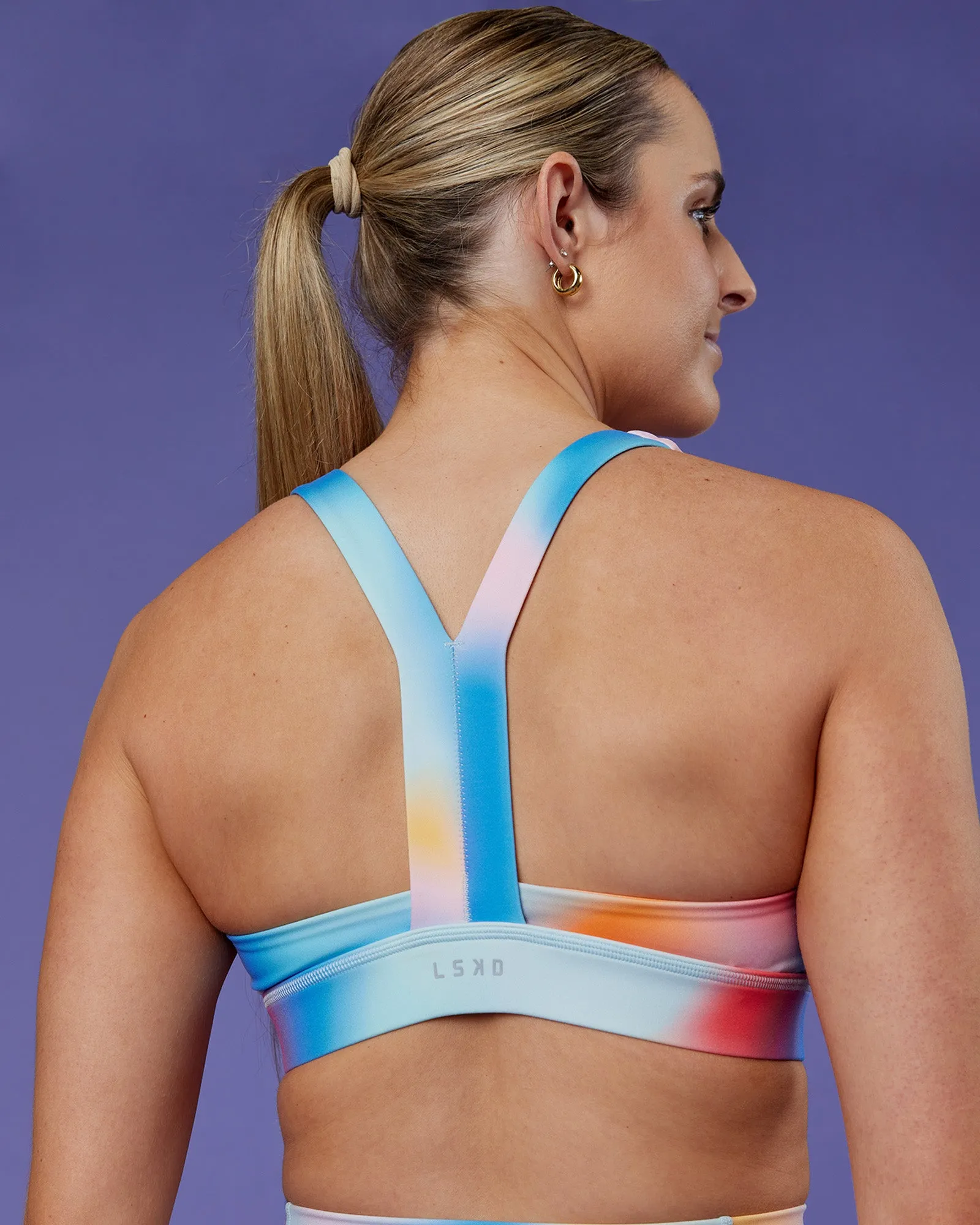Advance Sports Bra - Rainbow Shade sold by LSKD product image thumbnail 2