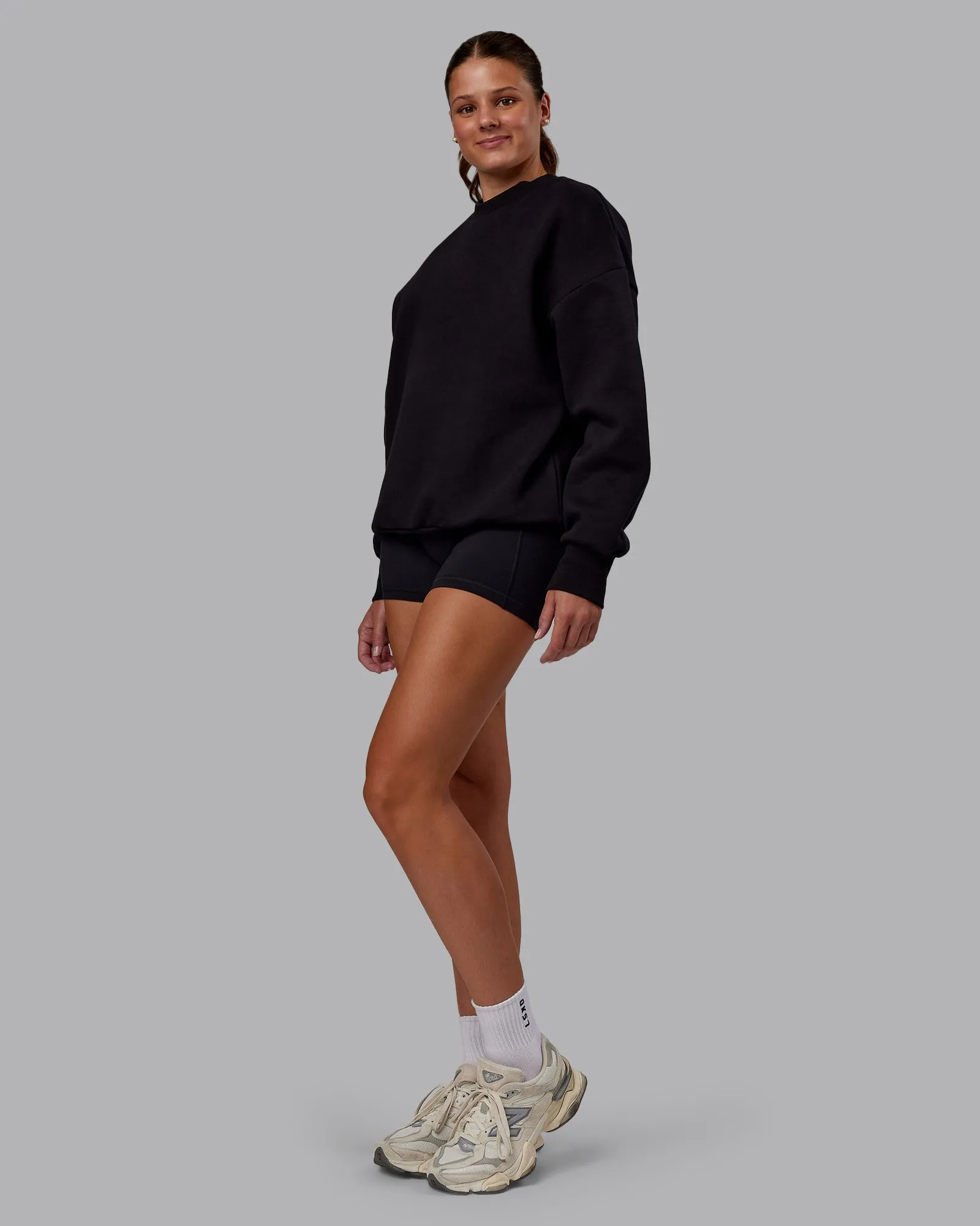 Easy Oversized Sweater - Black sold by LSKD product image thumbnail 5