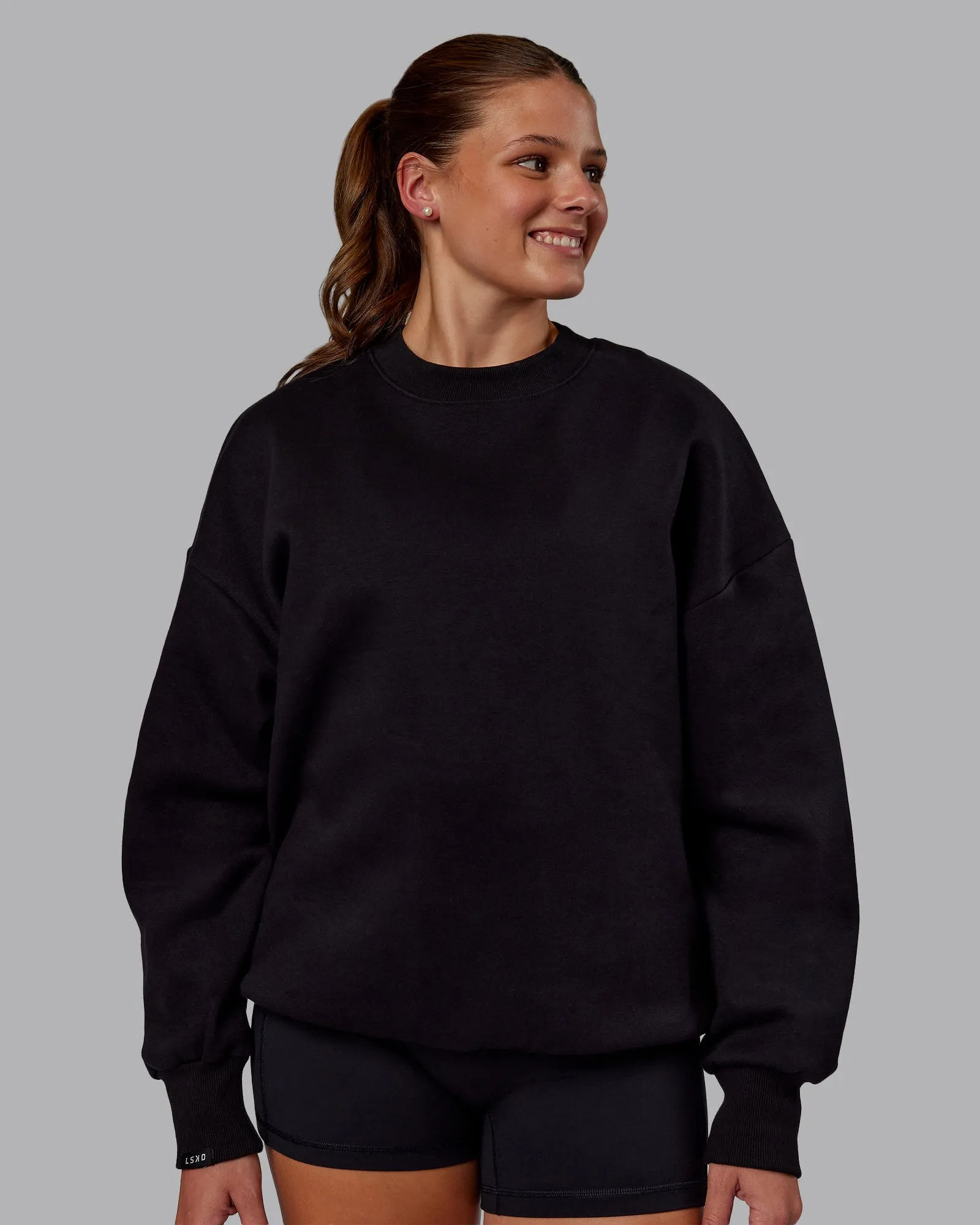 Easy Oversized Sweater - Black sold by LSKD product image thumbnail 2