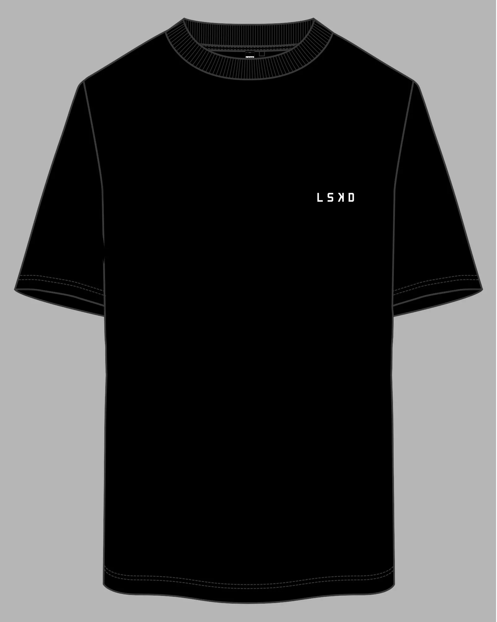 Georgia Pryer Tee FLXCotton Oversize - Black sold by LSKD product image thumbnail 2