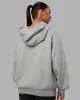 Easy Oversized Hoodie - Lt Grey Marl sold by LSKD