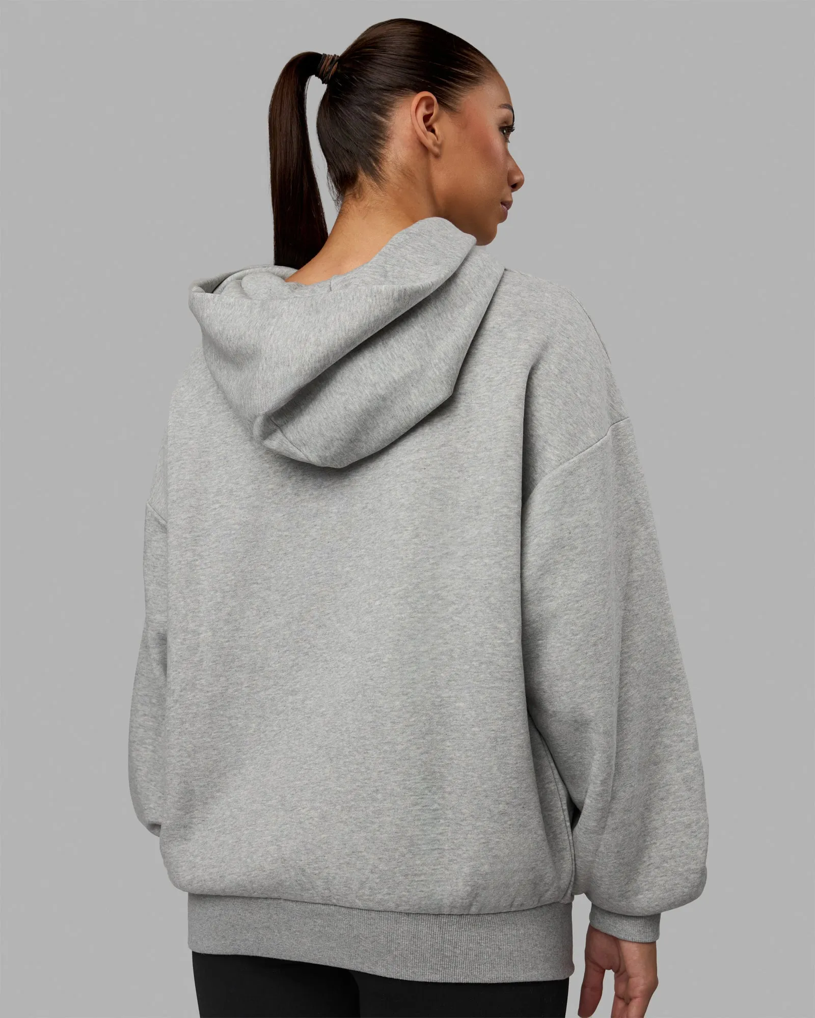 Easy Oversized Hoodie - Lt Grey Marl sold by LSKD product image thumbnail 4