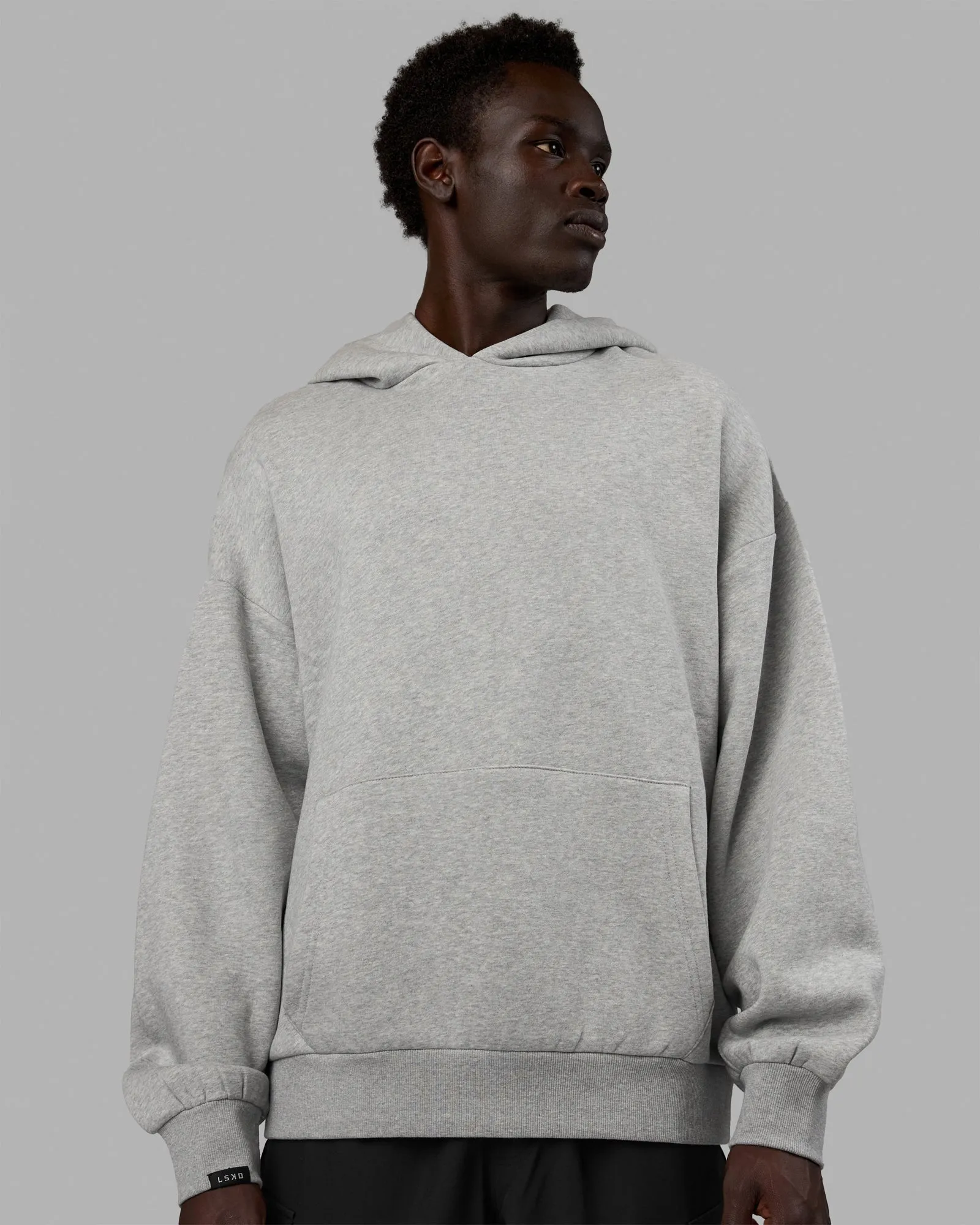 Easy Oversized Hoodie - Lt Grey Marl sold by LSKD product image thumbnail 3