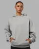 Easy Oversized Hoodie - Lt Grey Marl sold by LSKD