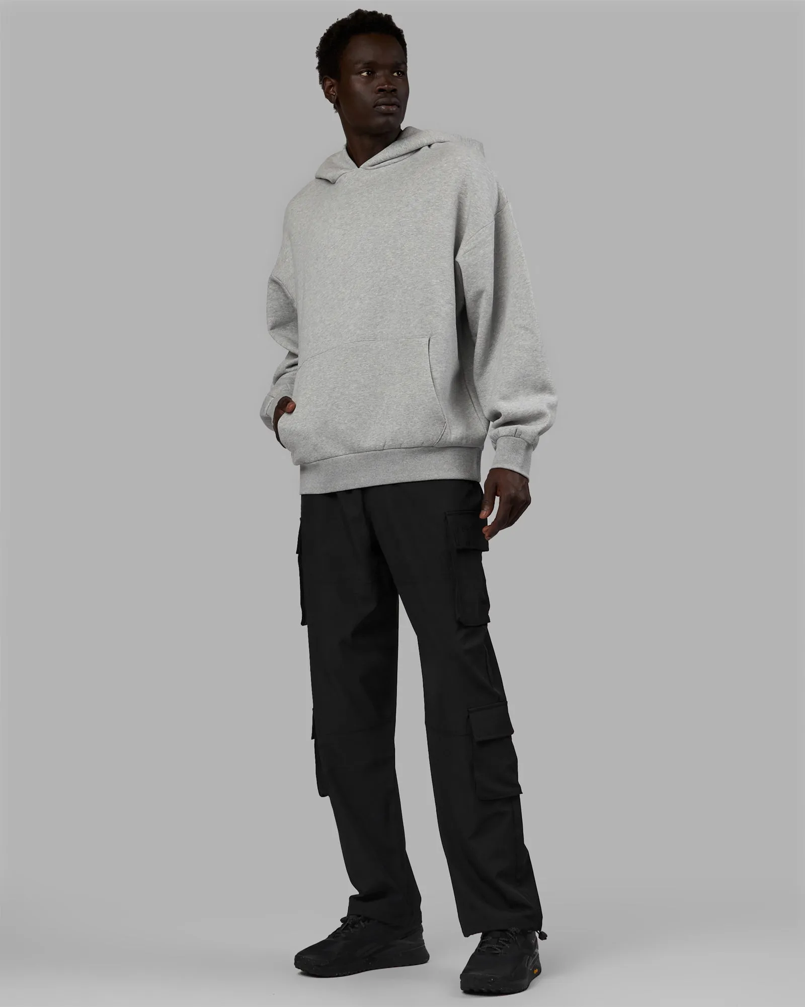 Easy Oversized Hoodie - Lt Grey Marl sold by LSKD product image thumbnail 5