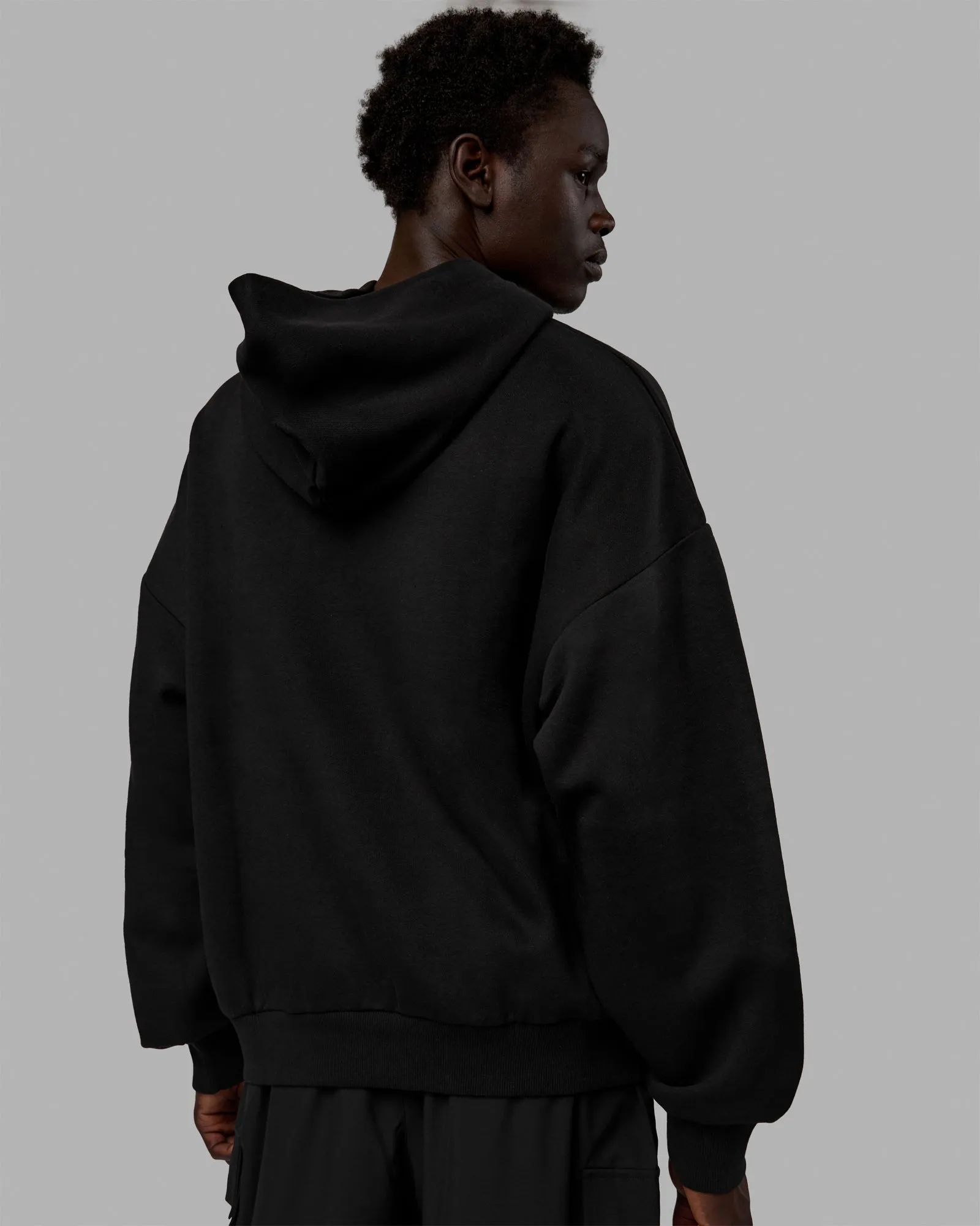 Easy Oversized Hoodie - Black sold by LSKD product image thumbnail 4