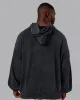 Chrome Washed Oversized Hoodie - Black sold by LSKD