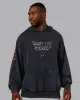 Chrome Washed Oversized Hoodie - Black sold by LSKD