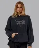 Chrome Washed Oversized Hoodie - Black sold by LSKD