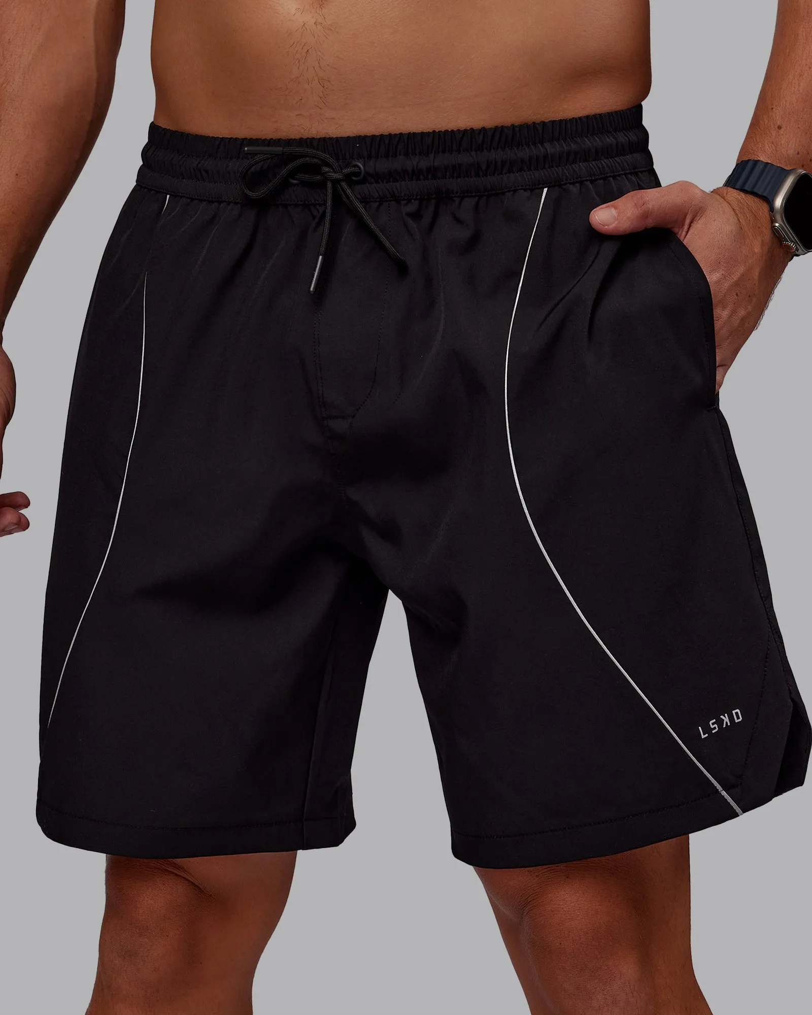 Nocturnal 8” Short - Black sold by LSKD product image thumbnail 3