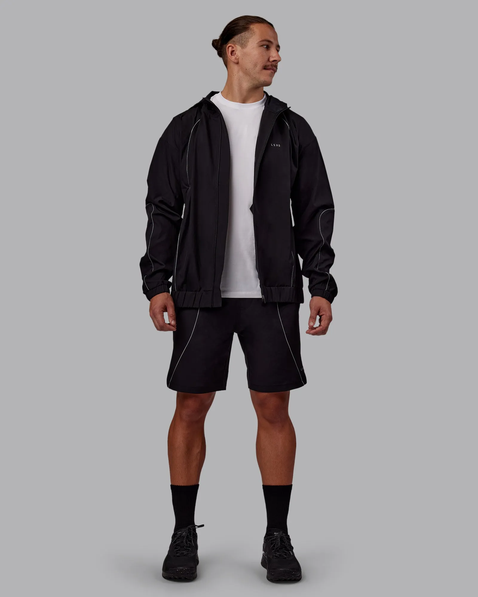 Nocturnal Zip Jacket - Black sold by LSKD product image thumbnail 4