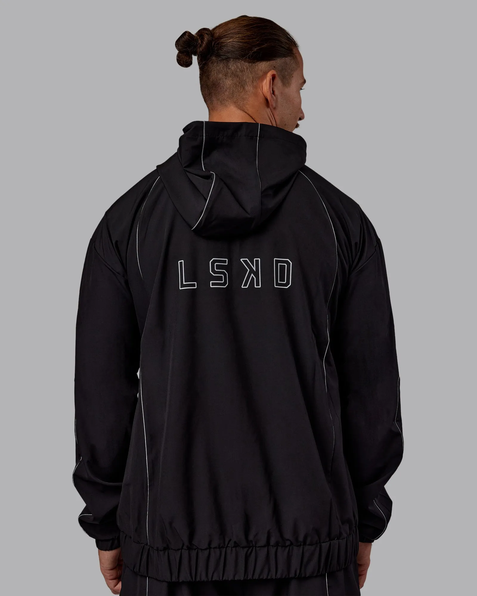 Nocturnal Zip Jacket - Black sold by LSKD product image thumbnail 5