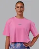 CFT BNE 25 FLXCotton Cropped Tee - Candy Pink-Purple Opulence sold by LSKD