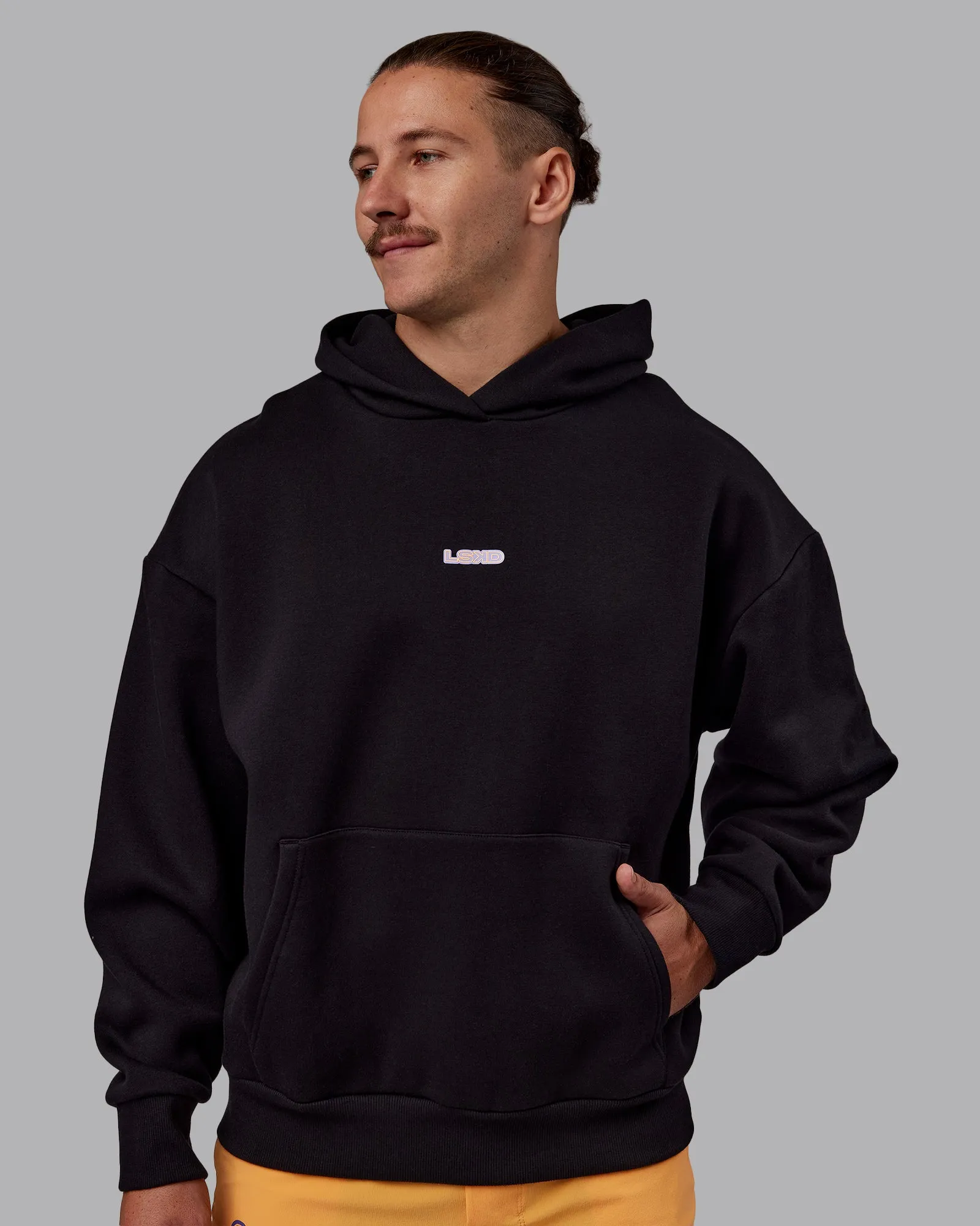 CFT BNE 25 Oversized Hoodie - Black-Warm Apricot sold by LSKD product image thumbnail 4