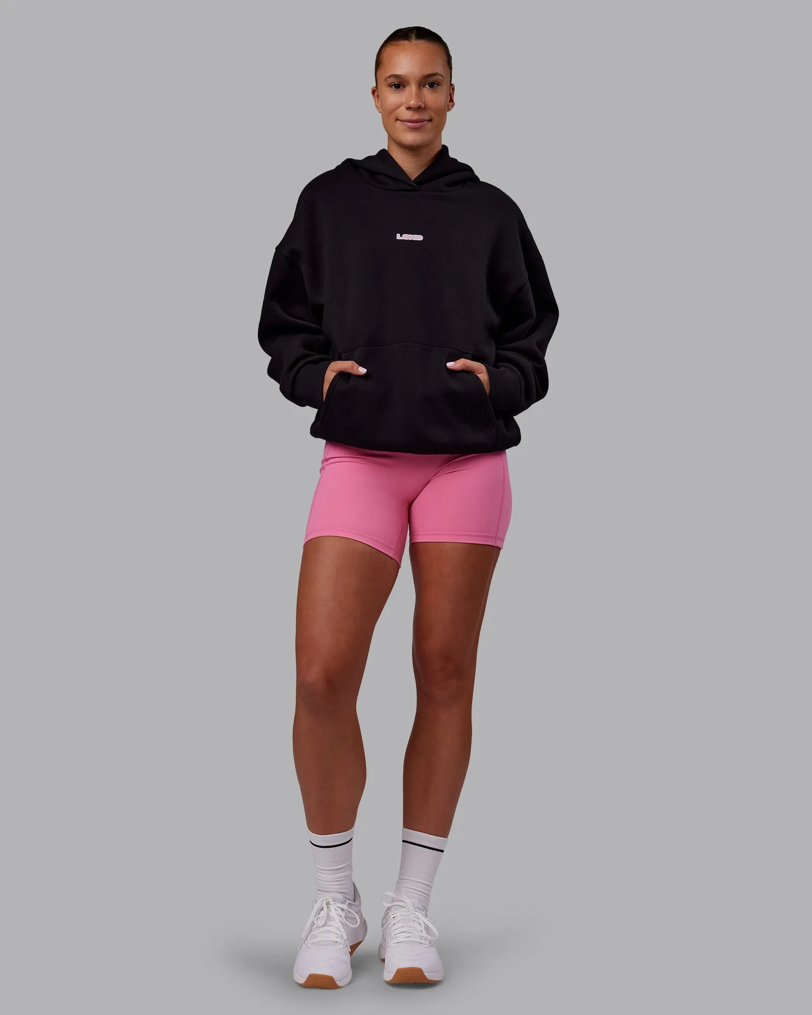 CFT BNE 25 Oversized Hoodie - Black-Warm Apricot sold by LSKD product image thumbnail 5