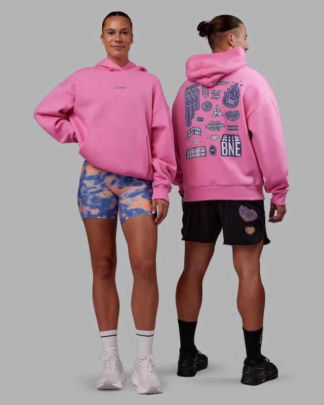 CFT BNE 25 Oversized Hoodie - Candy Pink-Purple Opulence sold by LSKD