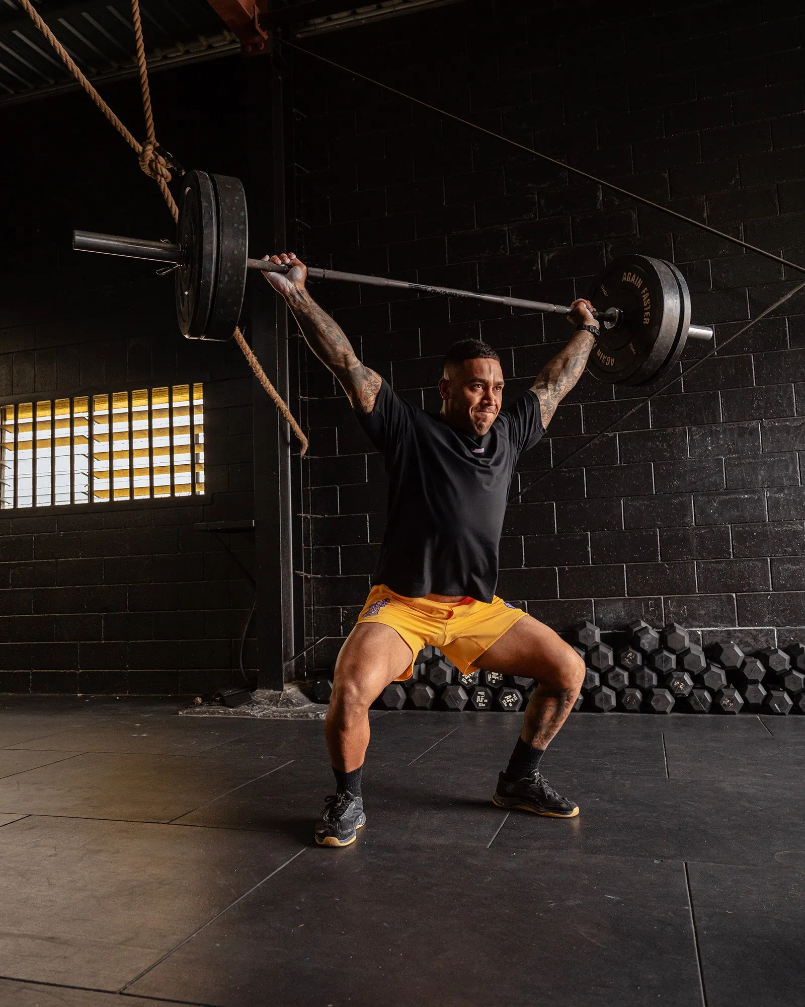 CFT BNE 25 FLXCotton Oversized Tee - Black-Warm Apricot sold by LSKD product image thumbnail 2