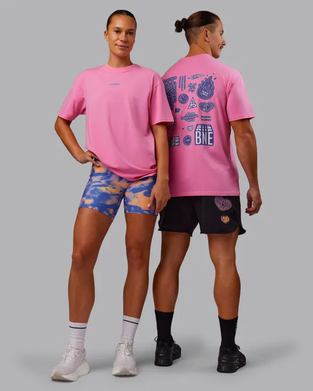 CFT BNE 25 FLXCotton Oversized Tee - Candy Pink-Purple Opulence sold by LSKD