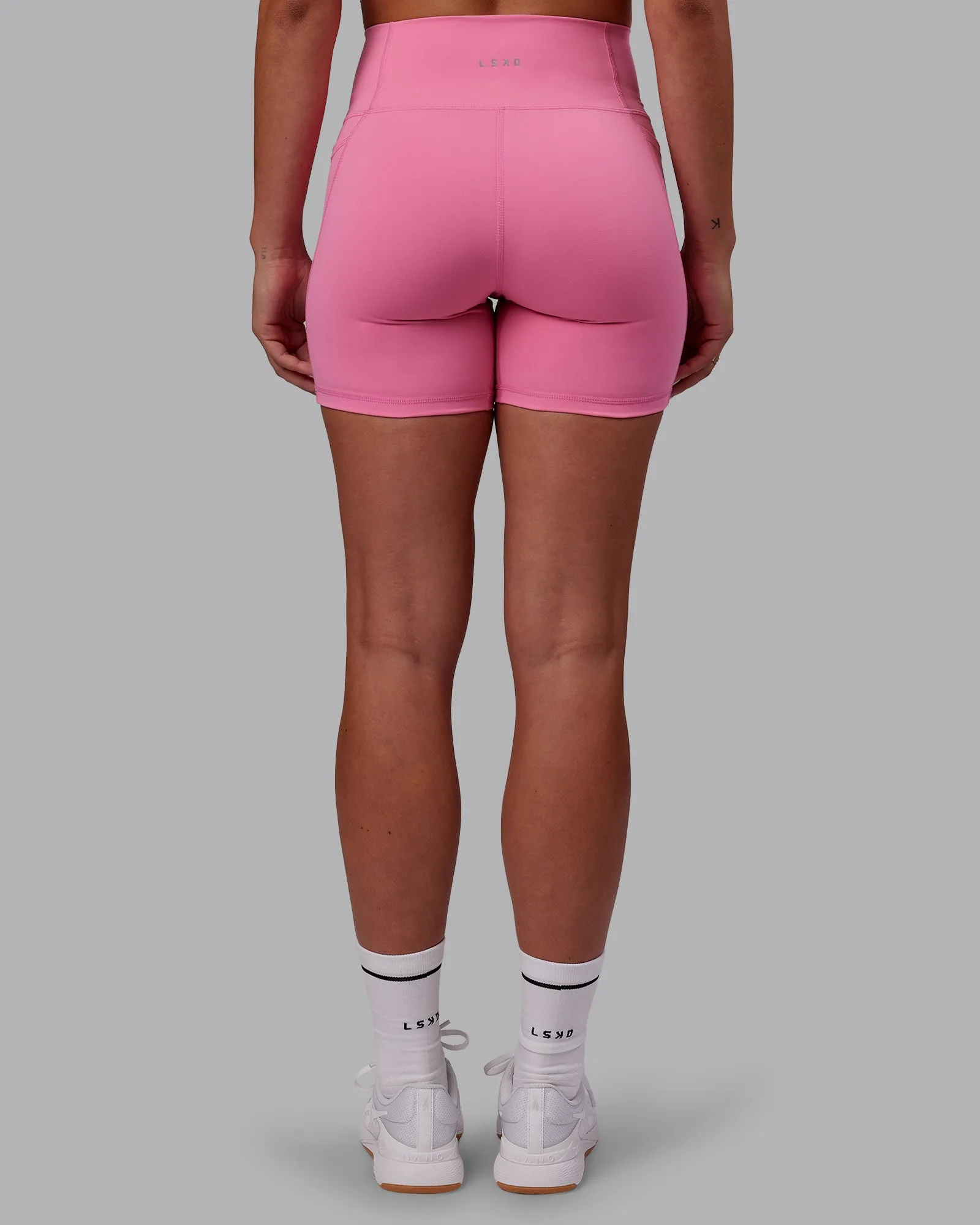 Fusion Ultra High-Rise 6" Short Pockets - Candy Pink sold by LSKD product image thumbnail 4