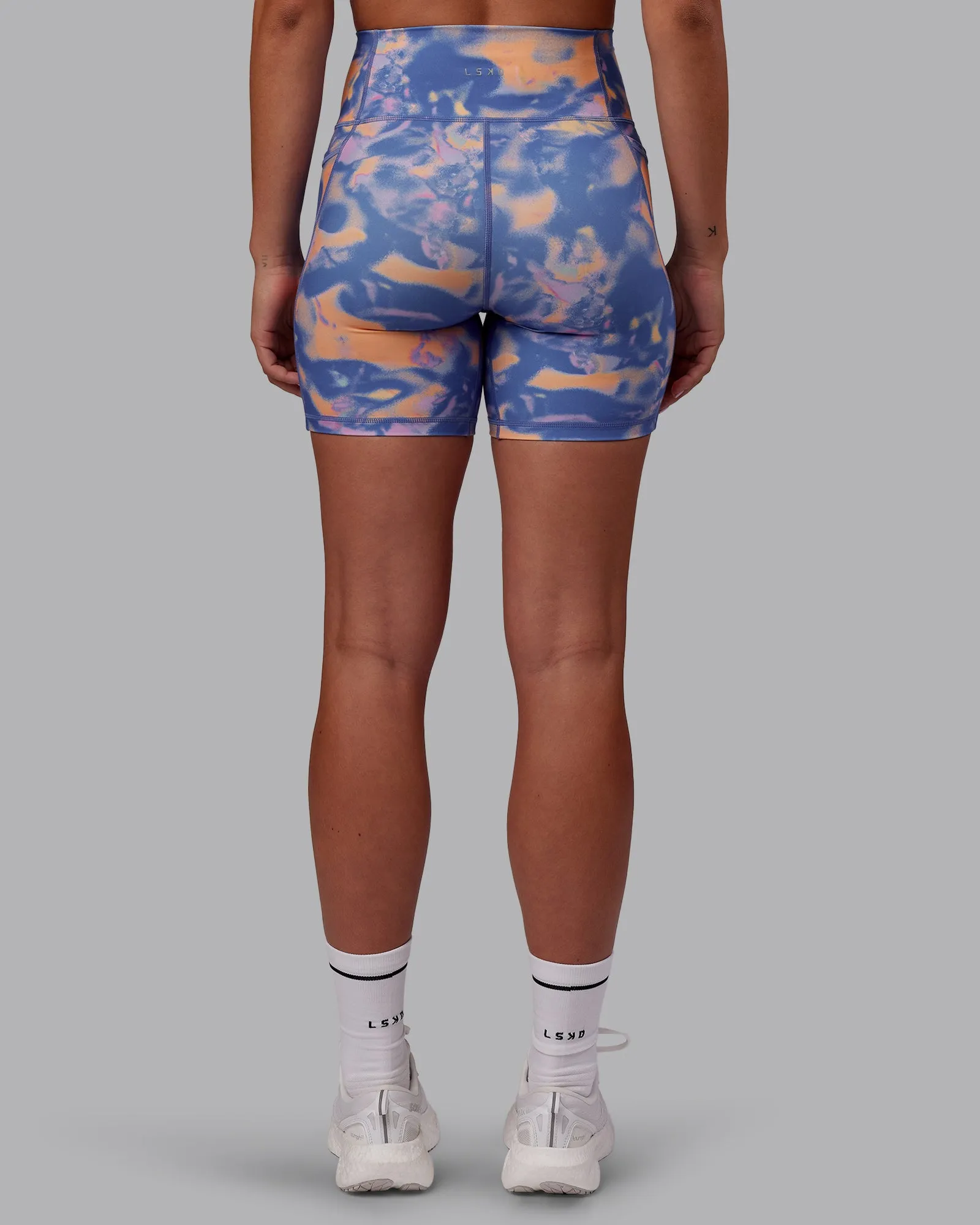 Fusion Ultra High-Rise 6" Short Pockets - Apricot Mist sold by LSKD product image thumbnail 3