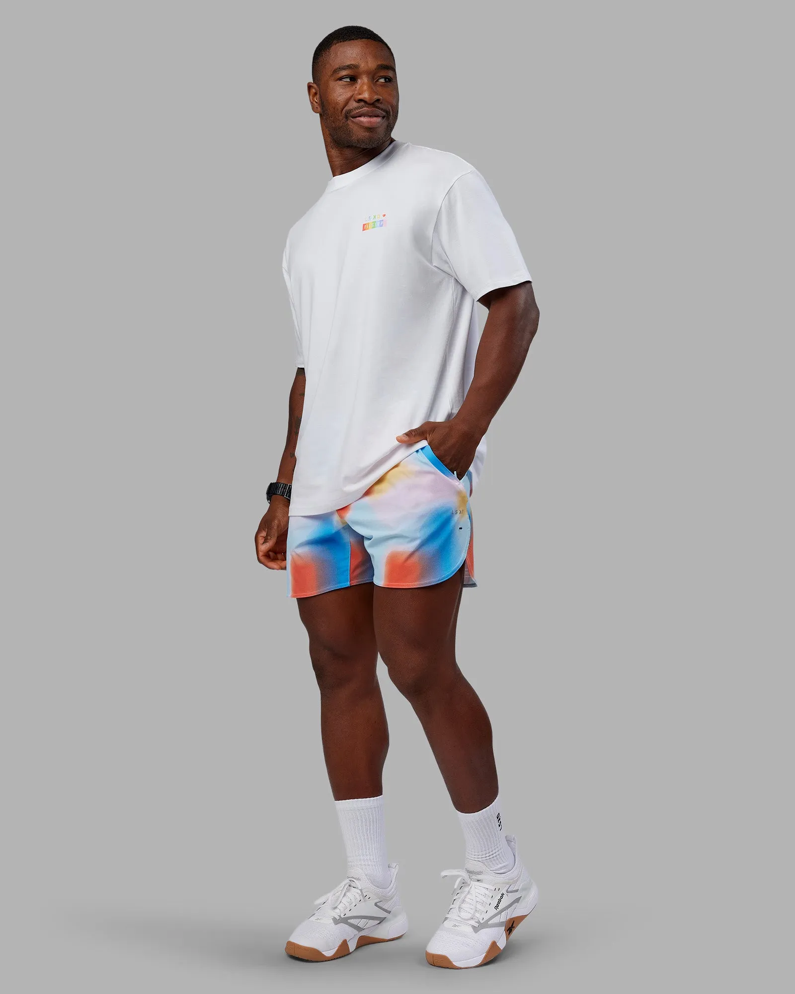 Fitstop Unstoppable Together FLXCotton Oversize Tee - White sold by LSKD product image thumbnail 5