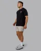 Perspective FLXCotton Oversized Tee - Black-Soft Pink sold by LSKD