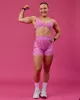 Fusion Ultra High-Rise 6" Short Pockets - Patina-Ultra Pink sold by LSKD