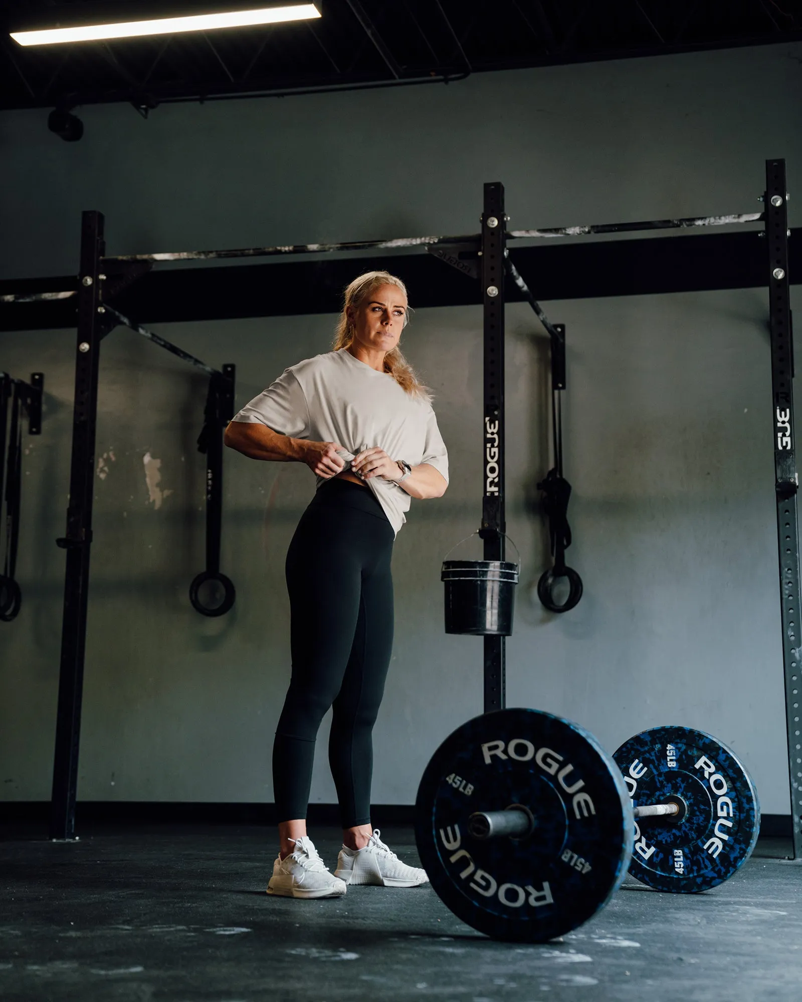 Sara Strike Ultra High-Rise Cross Over Waist Full Length Legging - Black sold by LSKD product image thumbnail 4