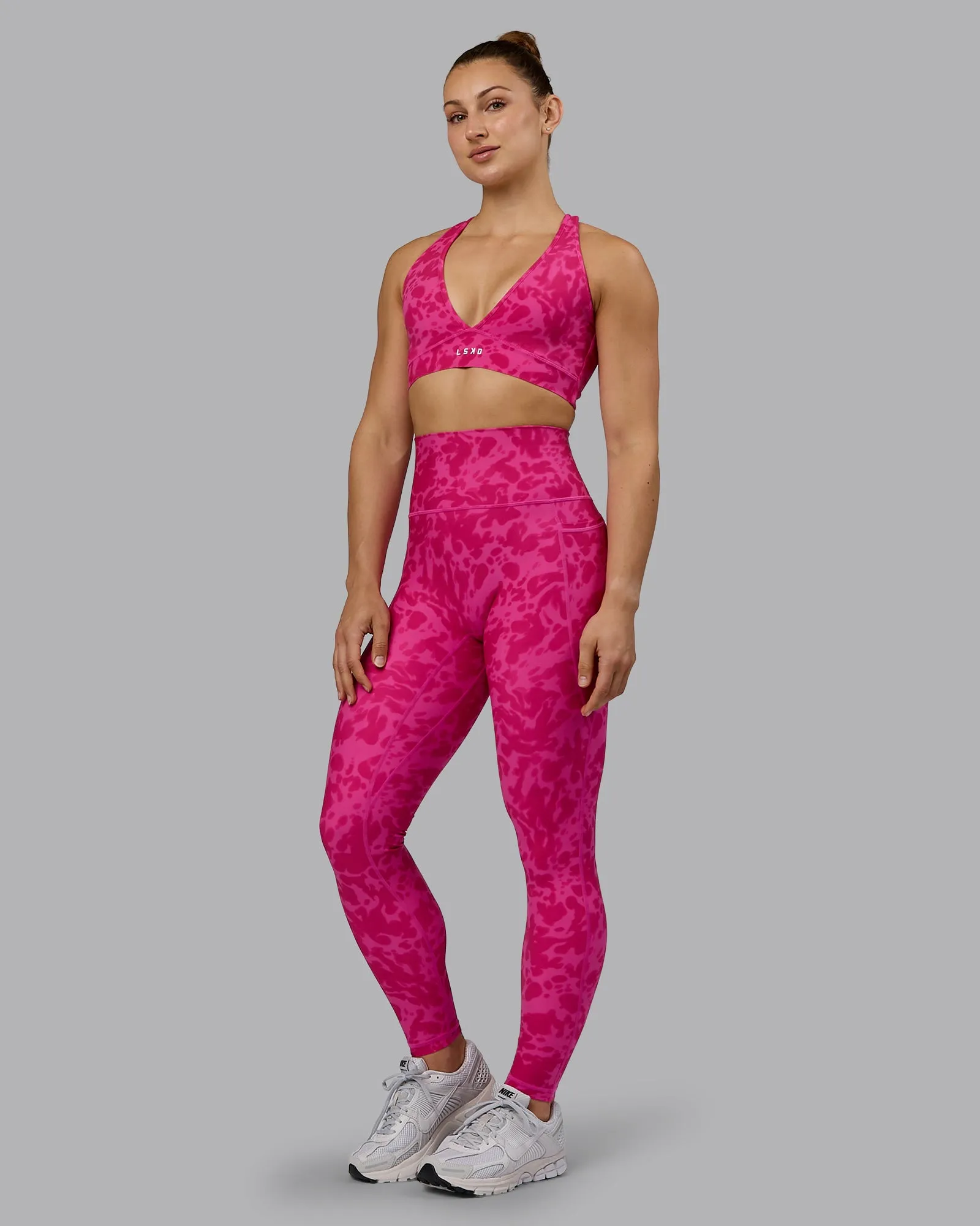 Fusion Ultra High-Rise Full Length Legging Pockets - Strawberry-Lava Lamp sold by LSKD product image thumbnail 5