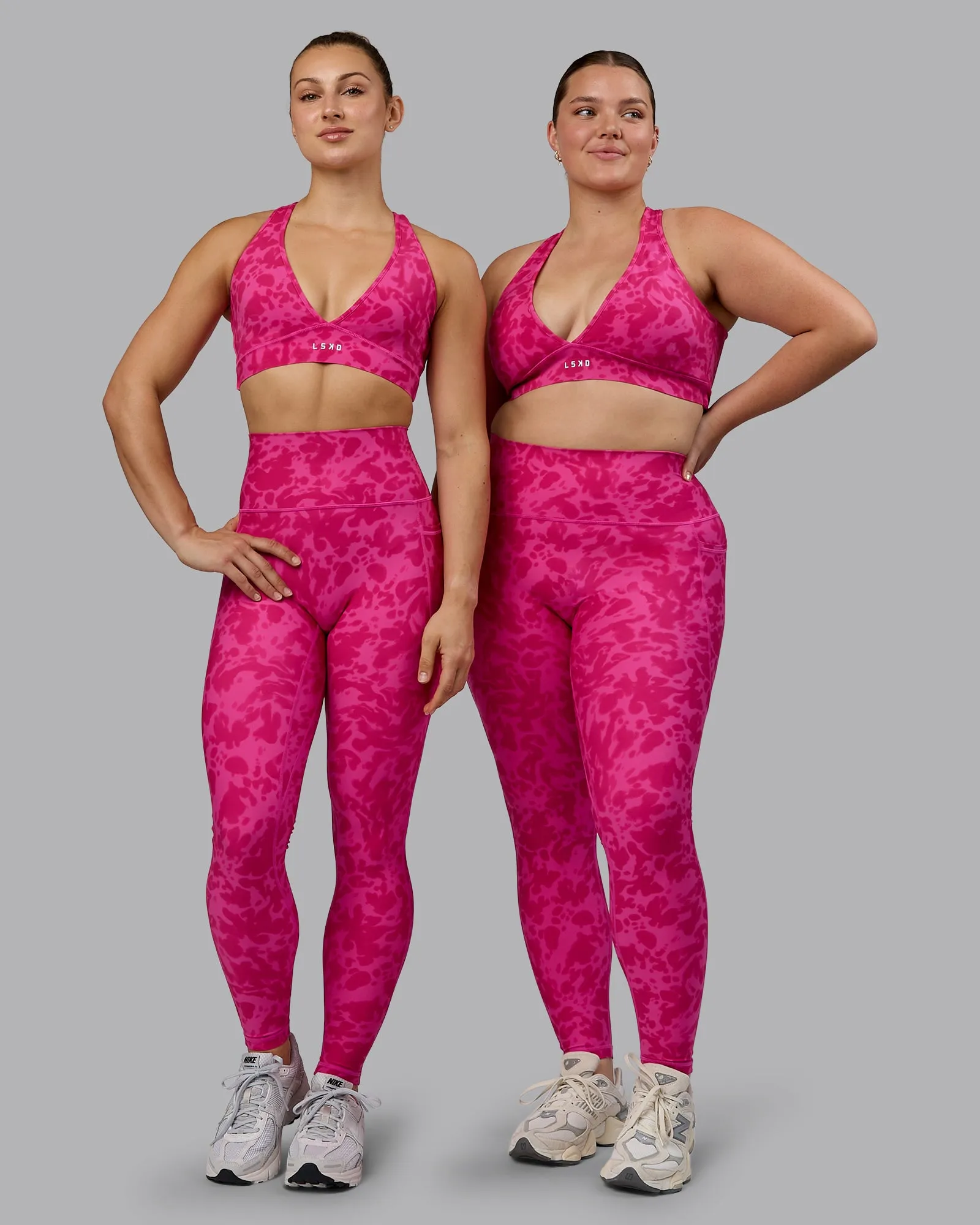 Fusion Ultra High-Rise Full Length Legging Pockets - Strawberry-Lava Lamp sold by LSKD