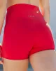 Elixir Ultra High-Rise 4" Short Pockets - Scarlet sold by LSKD
