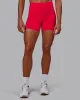 Elixir Ultra High-Rise 4" Short Pockets - Scarlet sold by LSKD