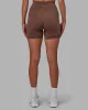 Fusion Ultra High-Rise 6" Short Pockets - Dull Rust sold by LSKD