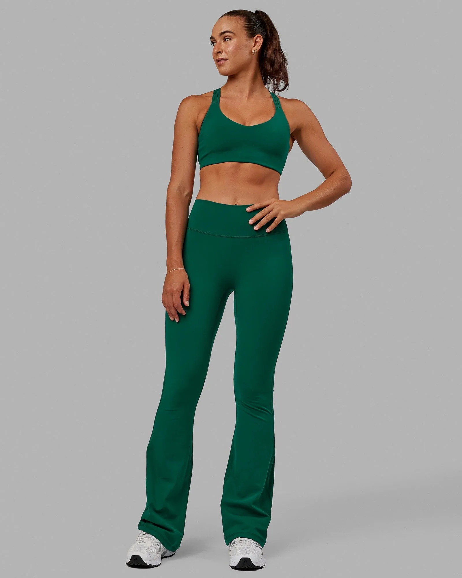 Fusion Ultra High-Rise Flared Legging - Malachite sold by LSKD product image thumbnail 2