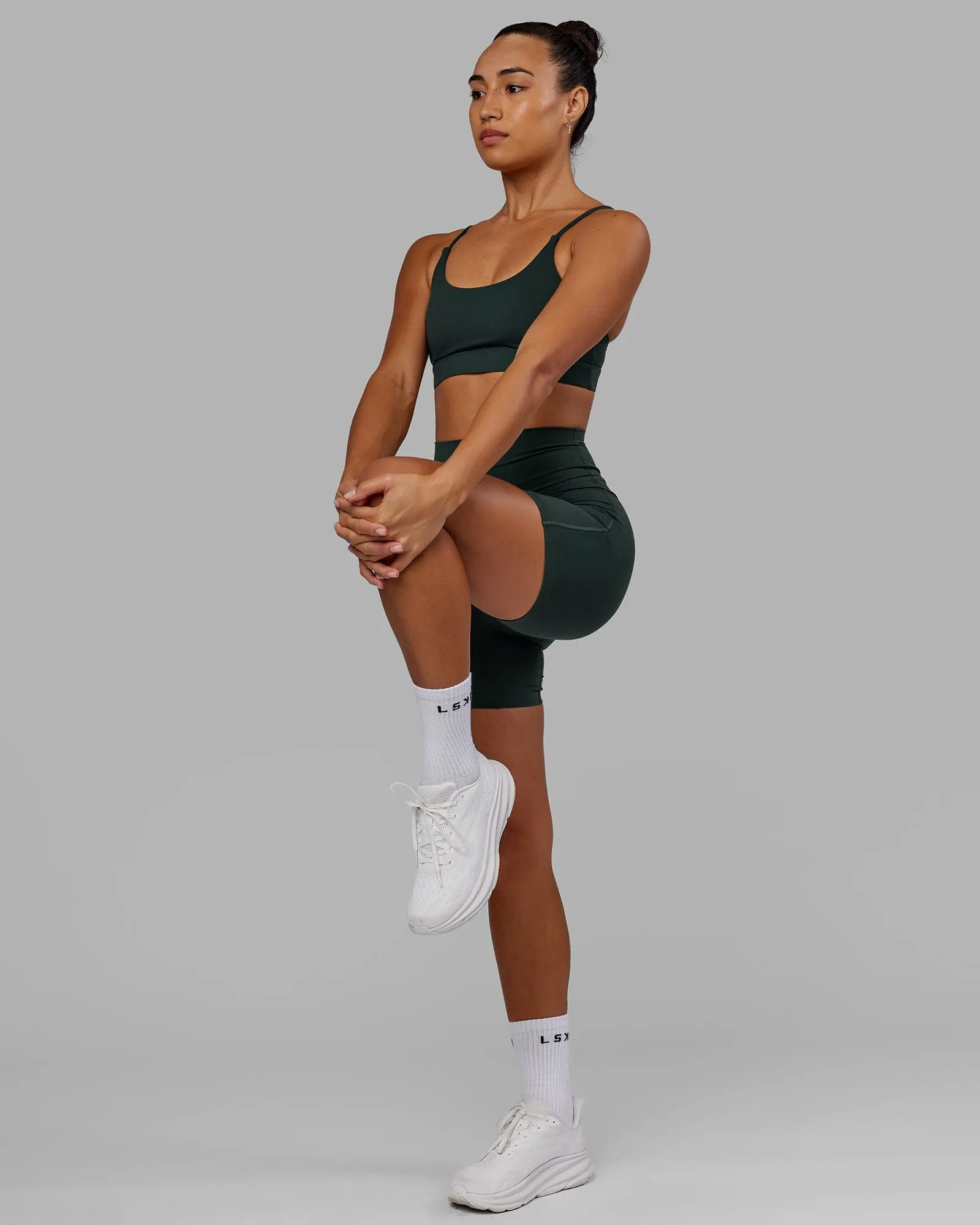 Elixir Ultra High-Rise 6" Short - Vital Green sold by LSKD product image thumbnail 3