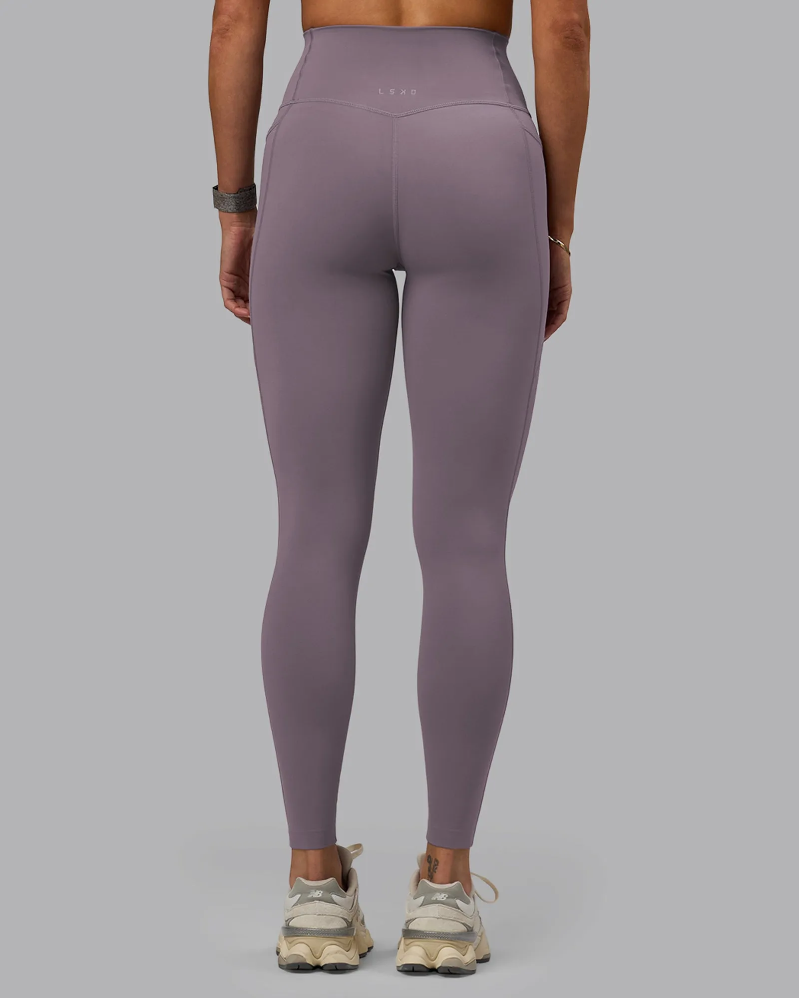 Elixir Ultra High-Rise Full Length Legging Pockets - Purple Sage sold by LSKD product image thumbnail 3