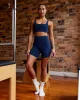Enhance Ultra High-Rise 6" Short - Midnight Blue sold by LSKD