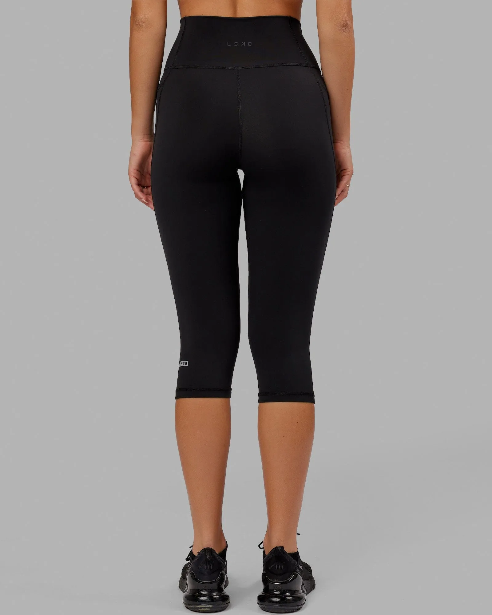 O.G. Fusion Ultra High-Rise 3/4 Legging Pockets - Black sold by LSKD product image thumbnail 3