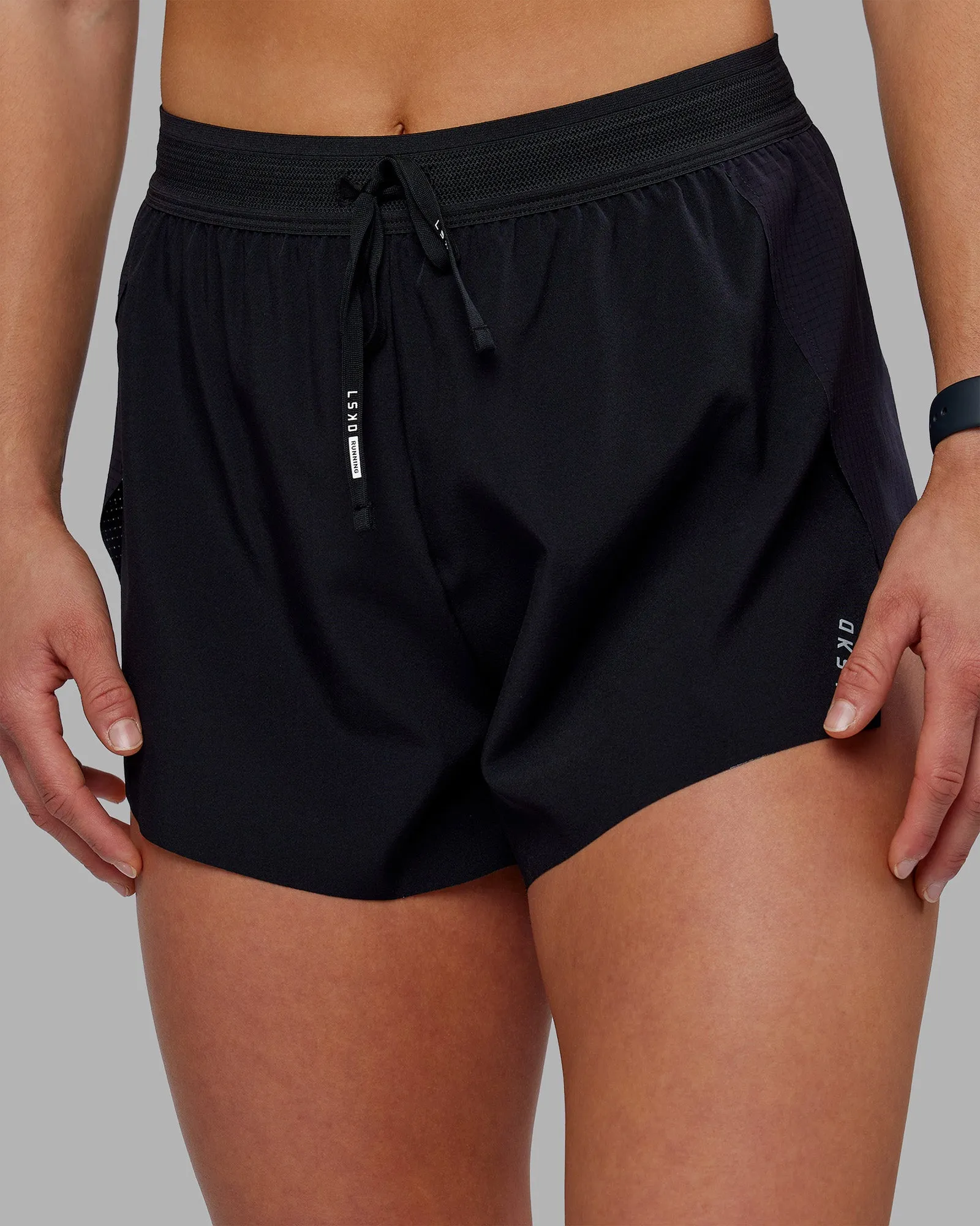 Accelerate 3" High-Rise Running Short - Black sold by LSKD product image thumbnail 2