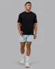 RUN CLUB FLXCotton Tee Oversize - Black-Reflective sold by LSKD