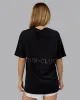 RUN CLUB FLXCotton Tee Oversize - Black-Reflective sold by LSKD