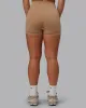 Fusion Ultra High-Rise 4" Short Pockets - Warm Smoke sold by LSKD