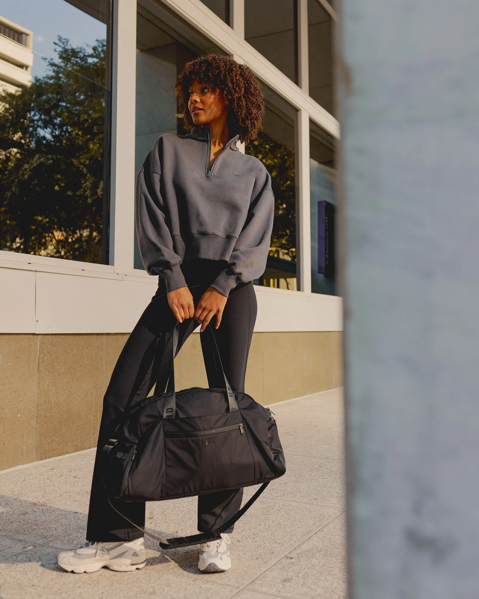 MVP 1/2 Zip Oversized Sweater - Dark Storm sold by LSKD product image thumbnail 4