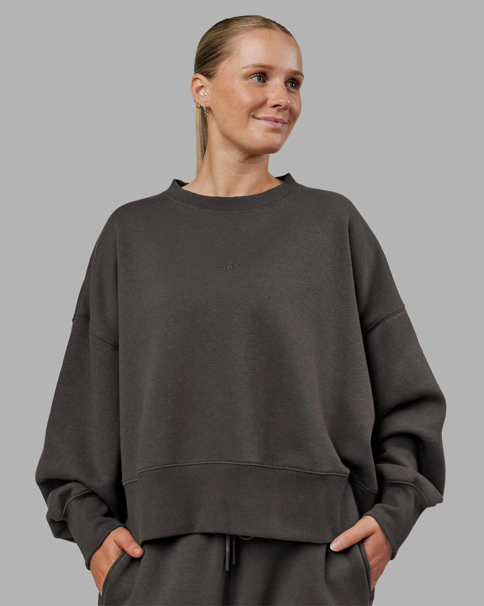 MVP Oversized Sweater - Dark Storm sold by LSKD product image thumbnail 2