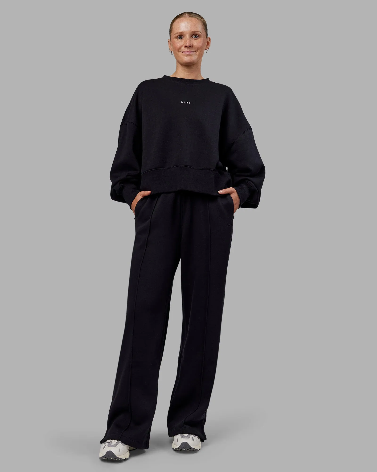 MVP Oversized Sweater - Black-White sold by LSKD product image thumbnail 5