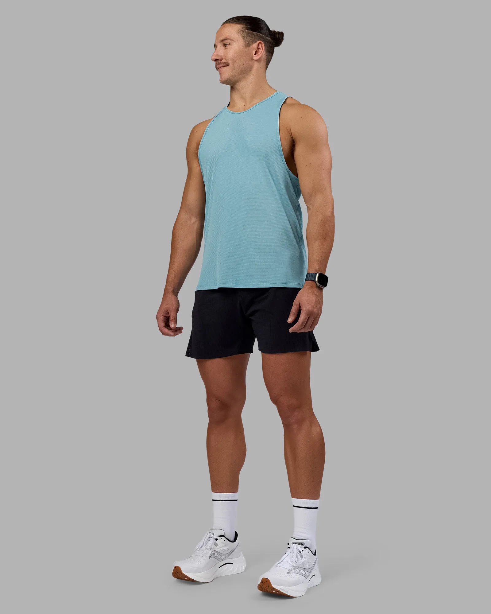 Pace Running Tank - Retro Blue sold by LSKD product image thumbnail 2